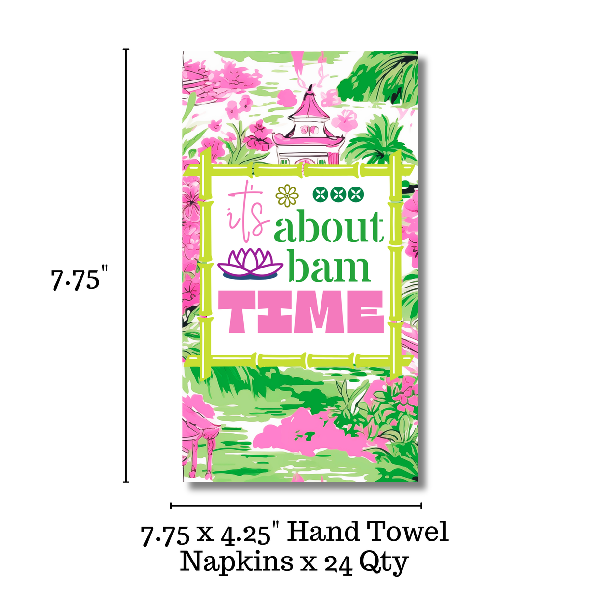 Mahjong "It's About Bam Time" 24ct Guest Napkin Separates