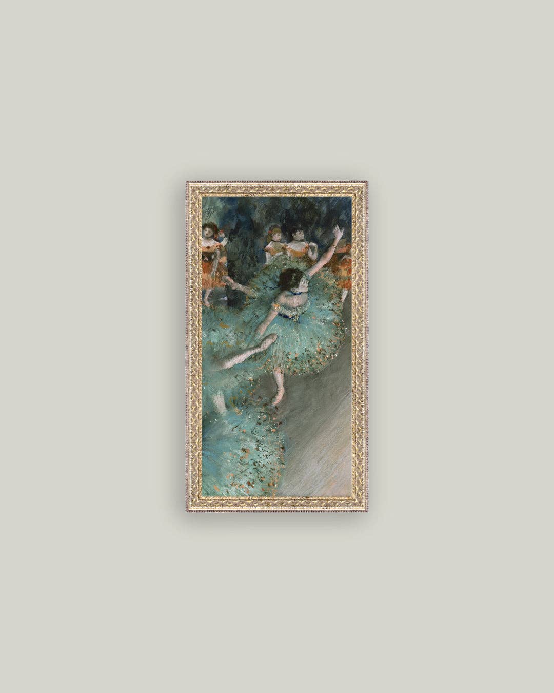 Swaying Dancer in Green: 5x7