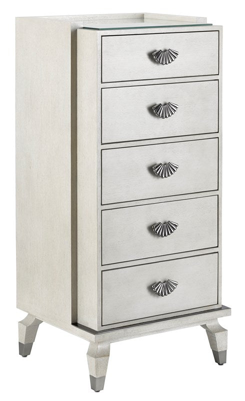 grey lingerie dresser Louis Phillipe Gray Lingerie Chest