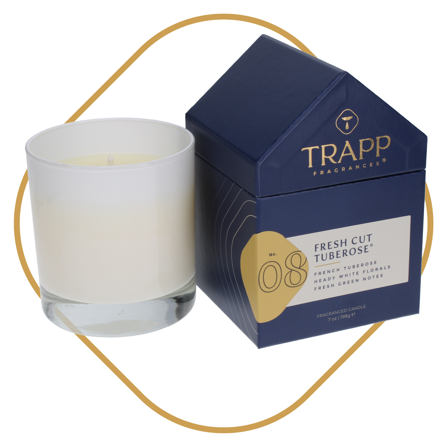 No. 08 Fresh Cut Tuberose® 7 oz. Candle in House Box