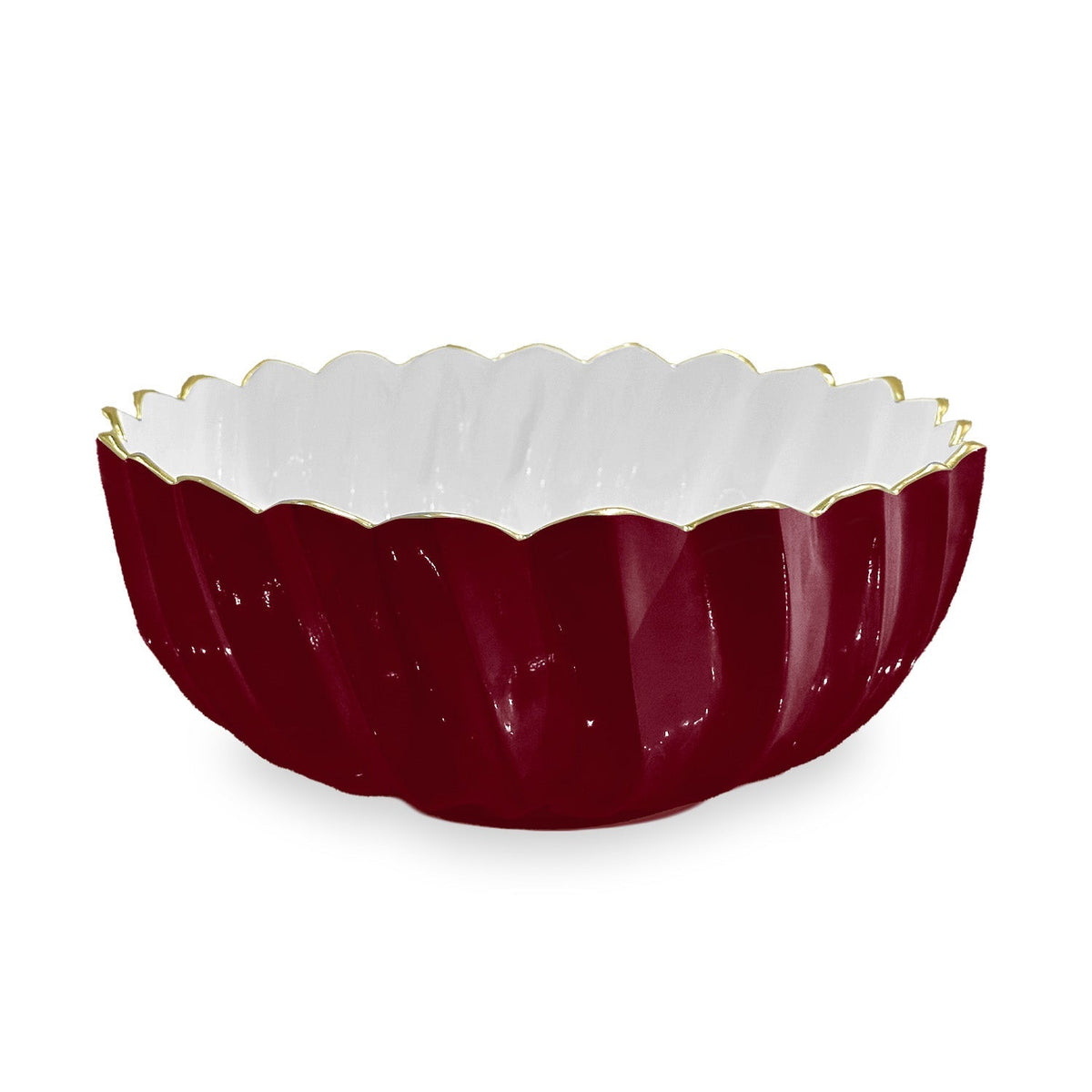 Encanto Orlando Med Bowl Bordeaux/Wht
