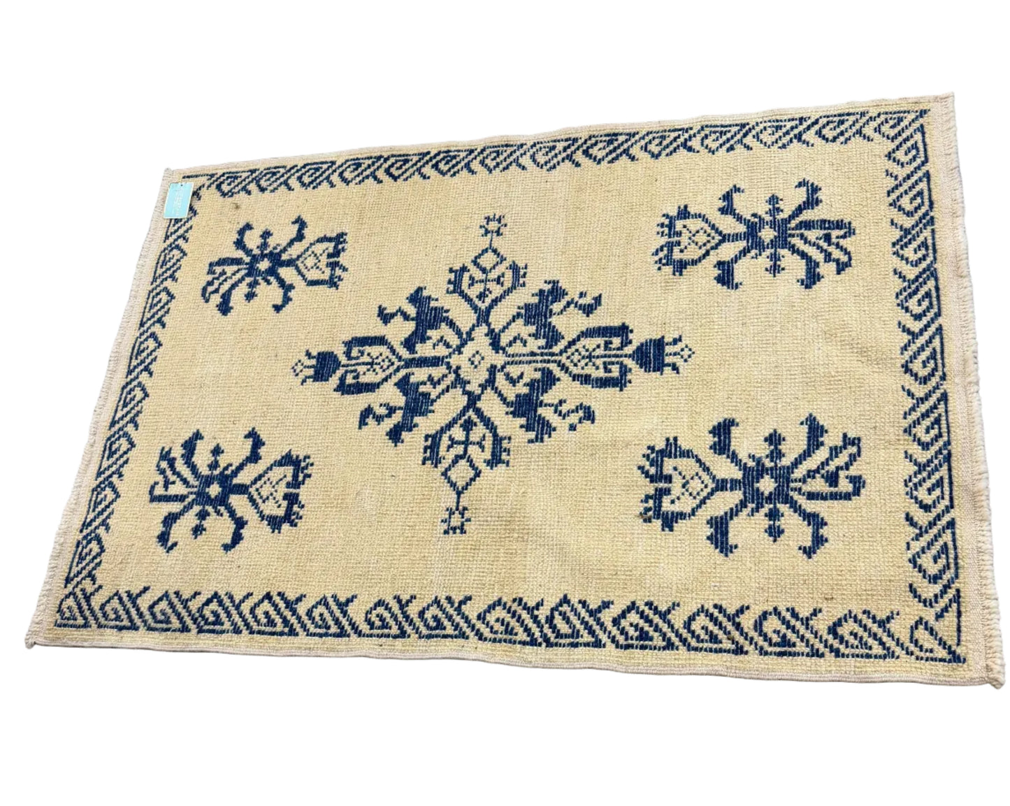 Hand Knotted Wool Rug 3' x 5'