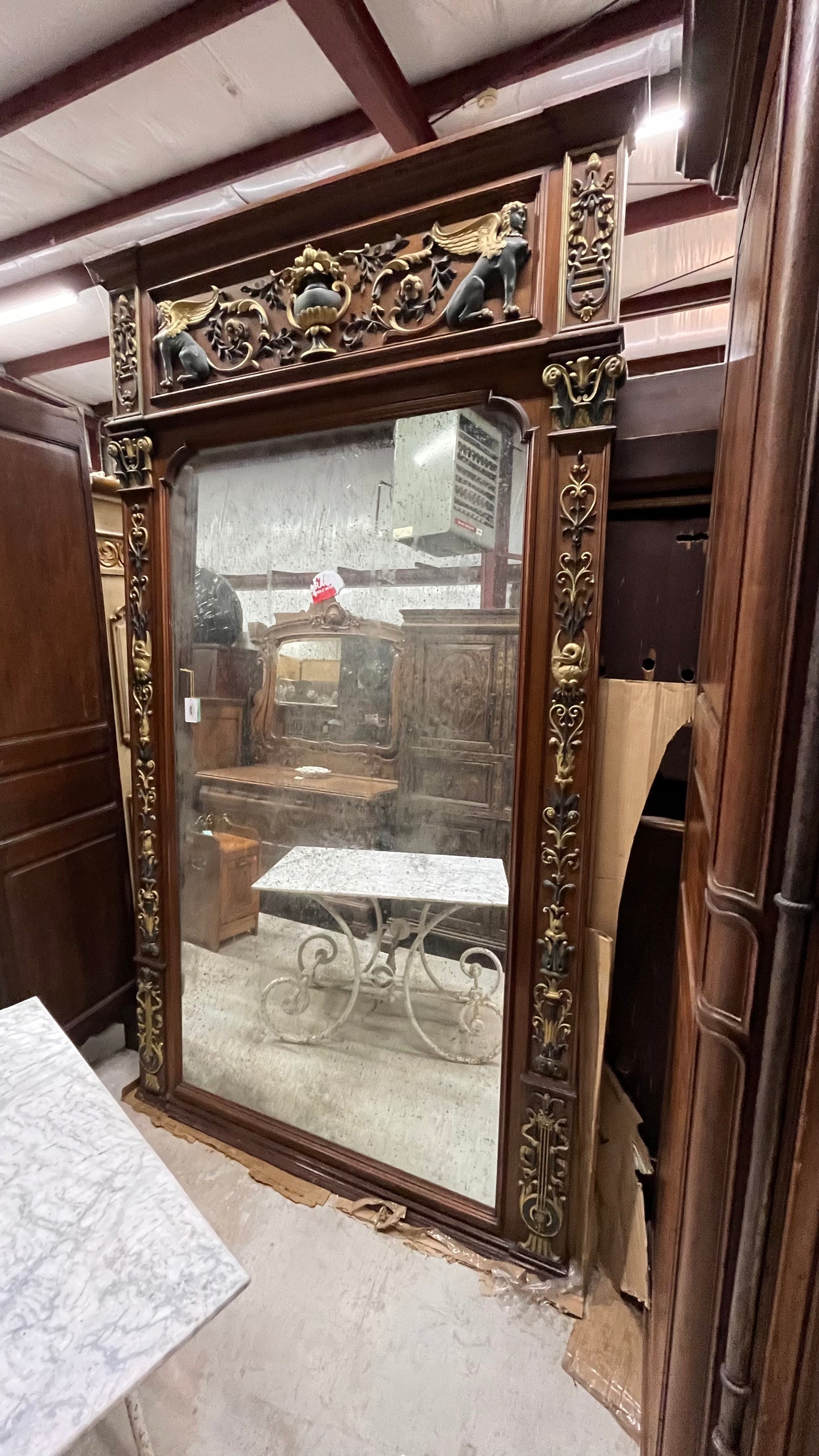 Palatial Sphinx Mirror 103x57x2