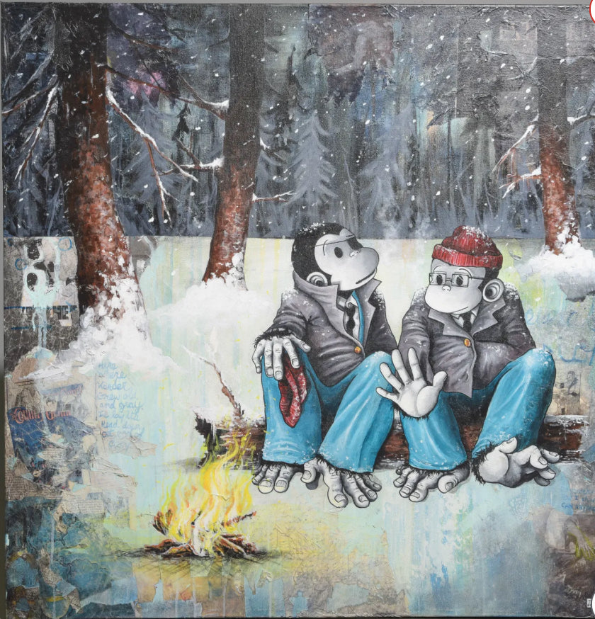 Jimmy Houston "That Night" 36x36"h