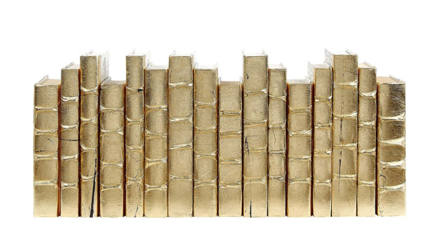 Rebound Book -Metallic Gold