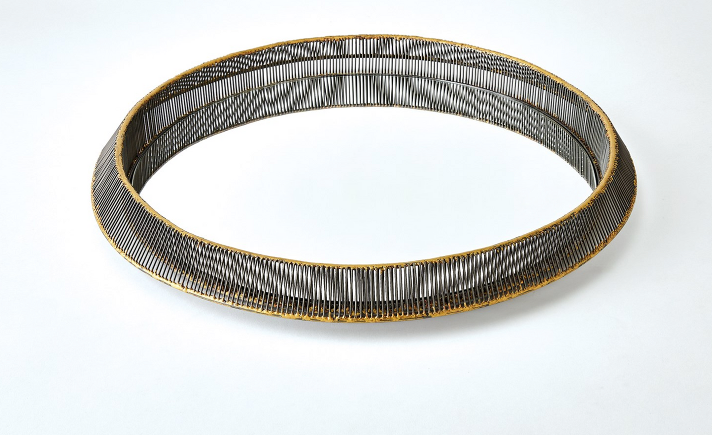 Whipped Wire Tray/Mirror - LG 24"d