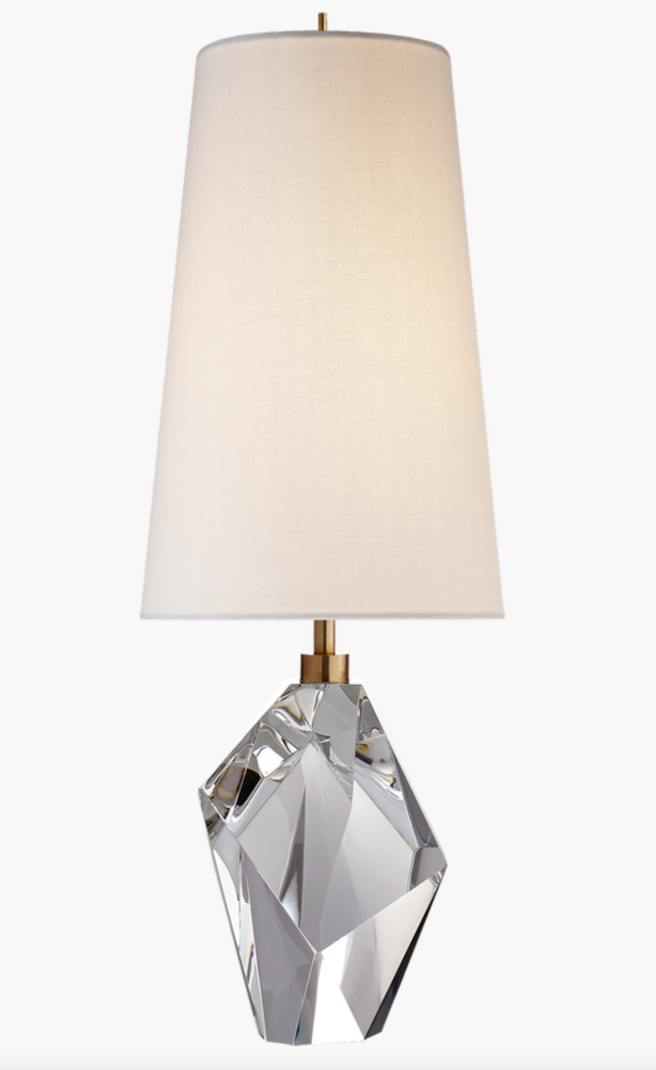 Halcyon Accent Crystal Lamp 24.75"h