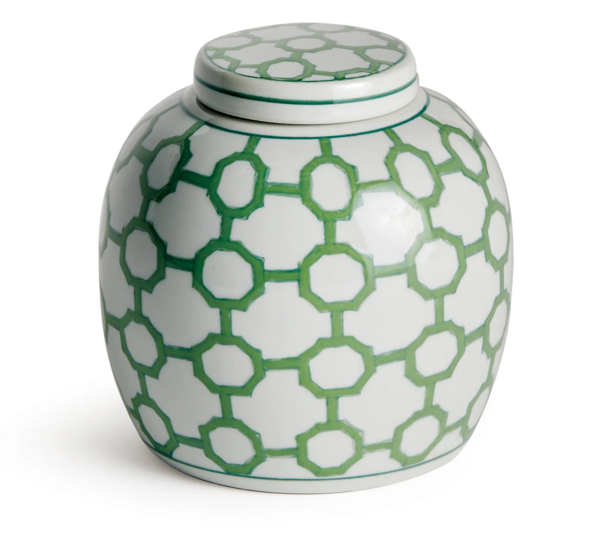 Imperial Link Lidded Jar 5.5x5.5x5.5"h