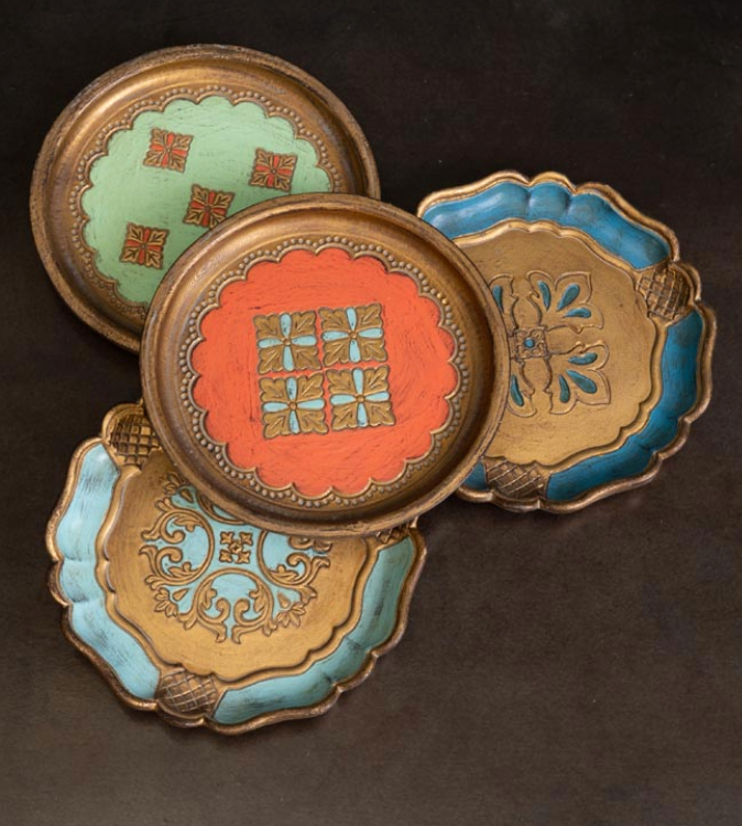 Antoinette Coasters Set/4