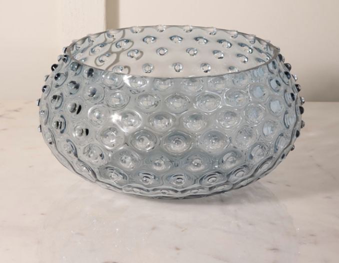 Diamond Bowl Blue Smoke