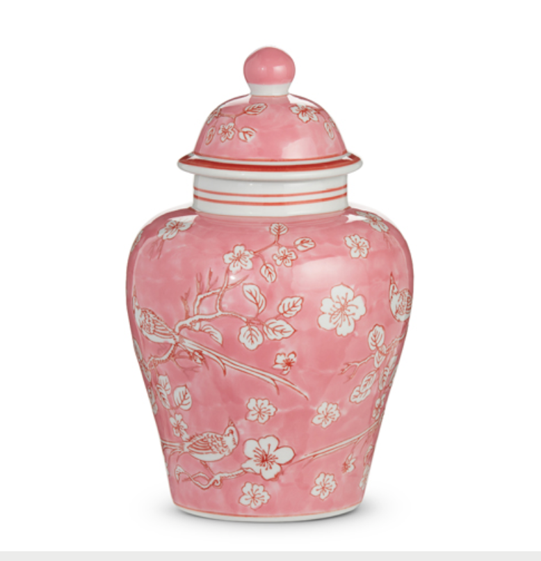Pink Ginger Jar 12"