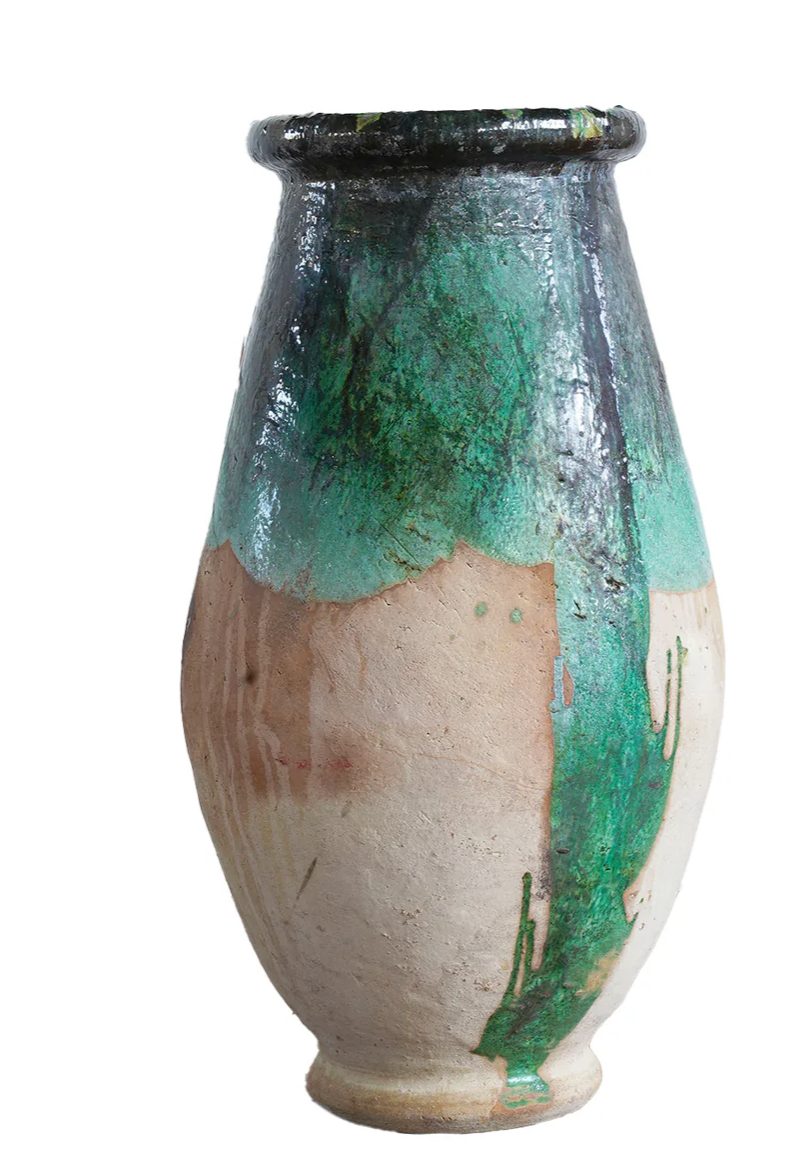 Tamegroute Pot 1/2 Glase Green