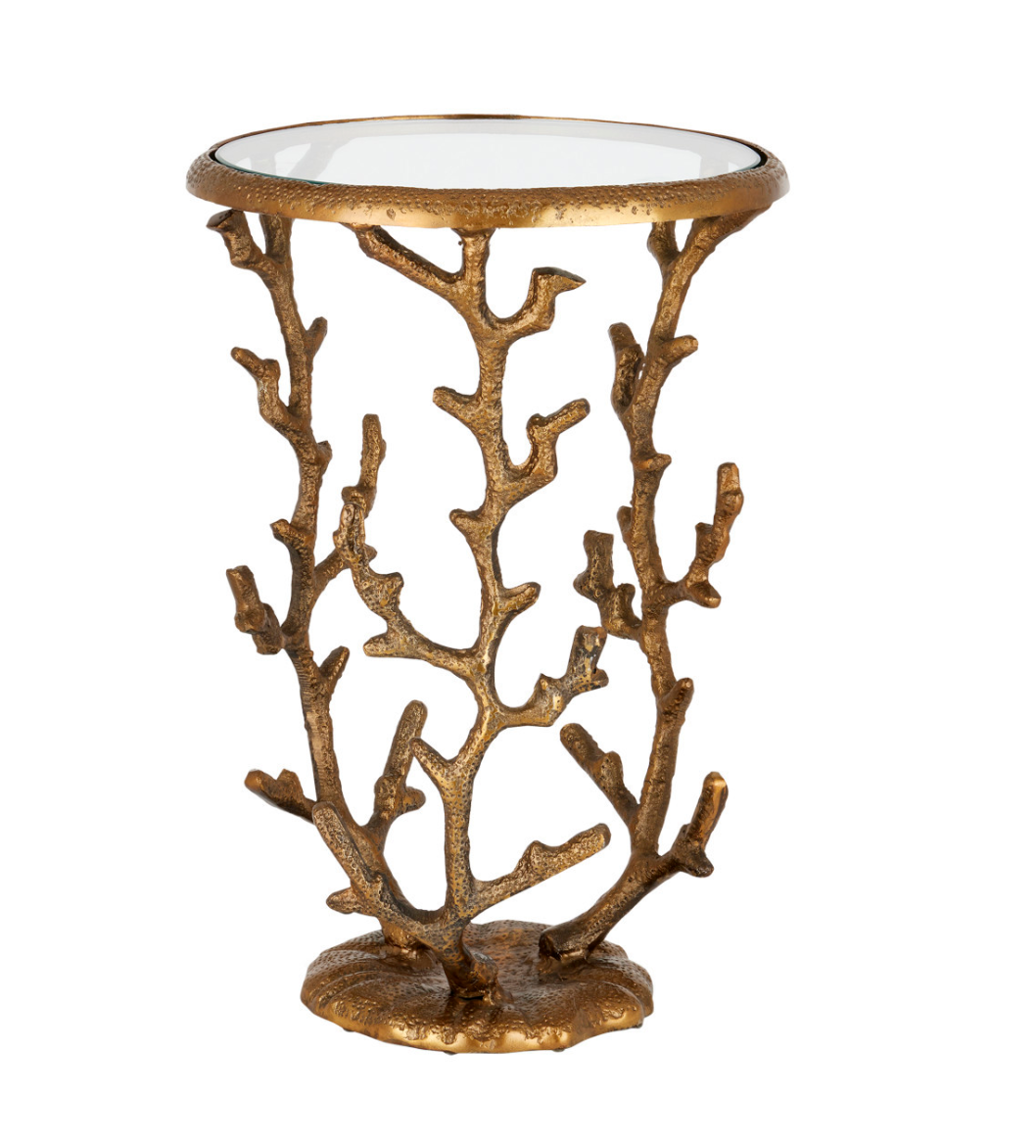 Coral Accent Table 21"h x 14"dia.