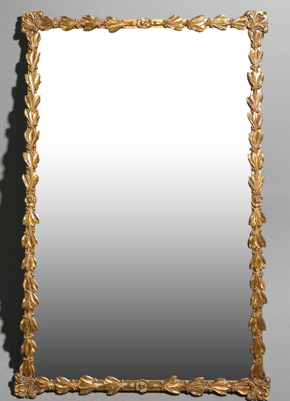 French Style Gold Mirror 34x2x52"h