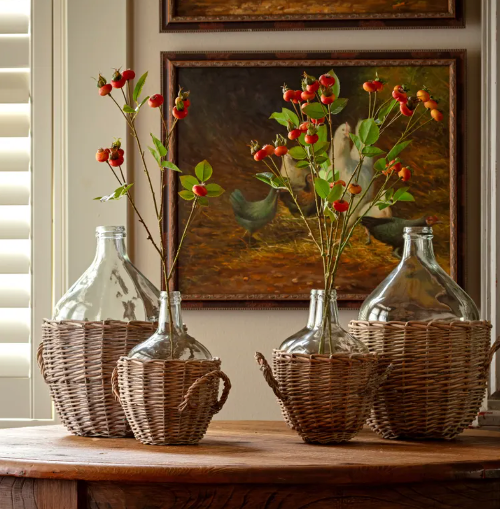 Antique Rose Hip Stem 25.5"
