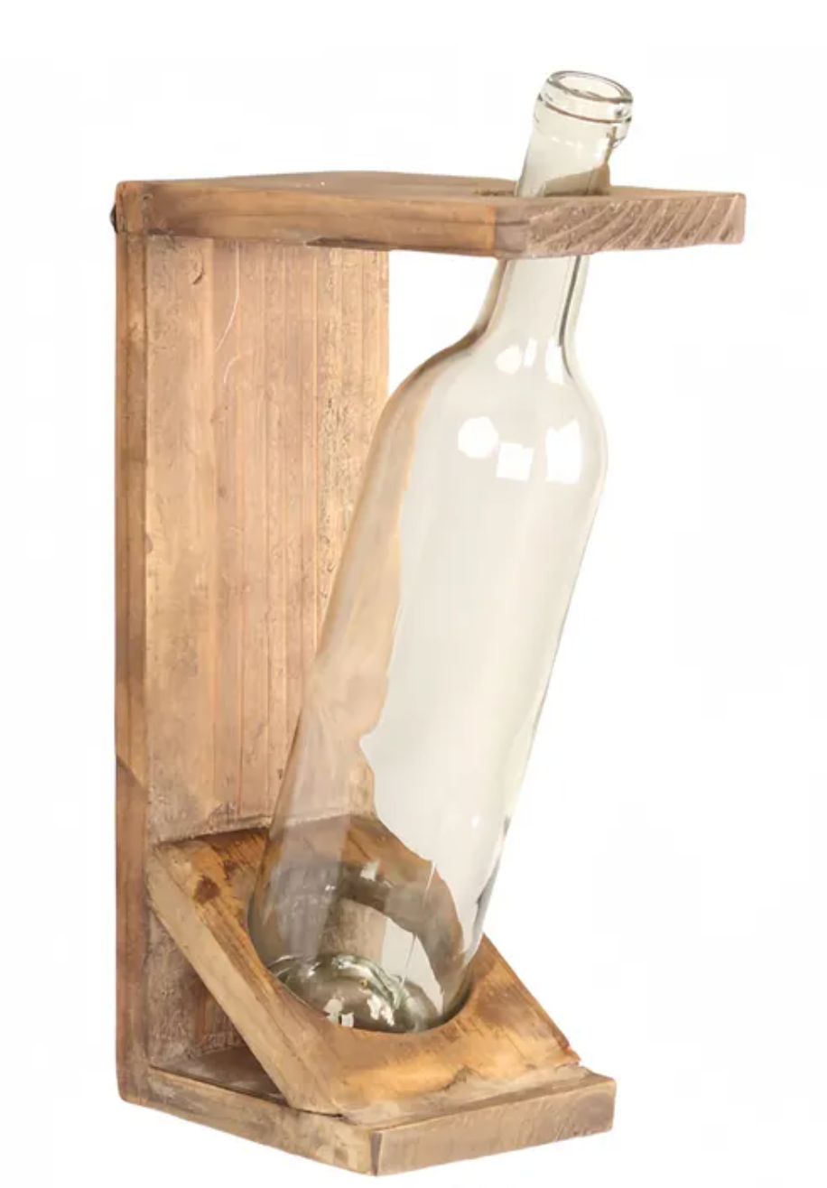 Wall Mounted Flower Holder 13"h