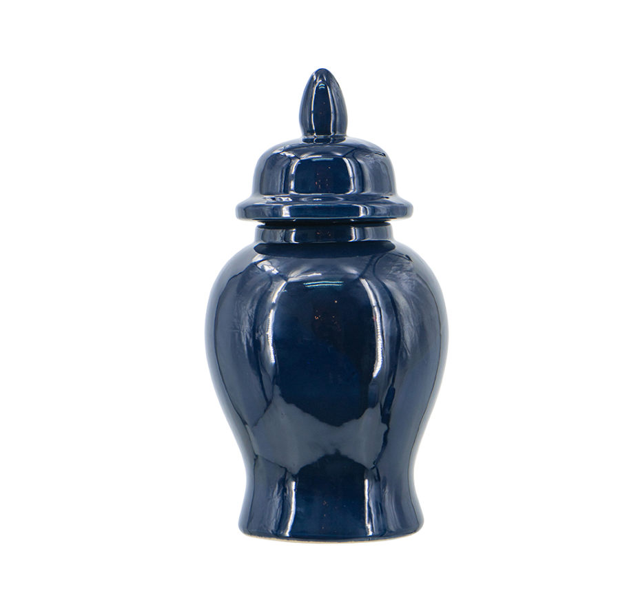 Blue Ginger Jar 6.3x12"