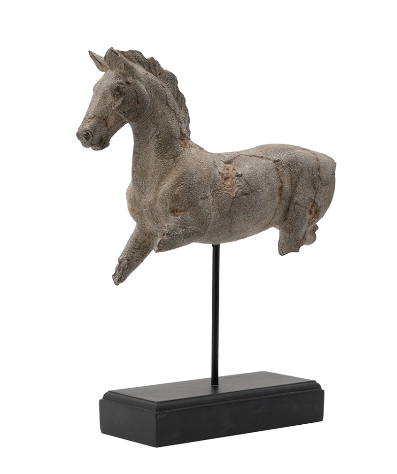 Horse Statue On Stand 16.9"h