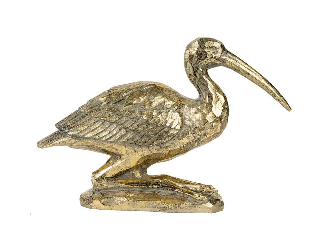 Crane Figurine 10"h