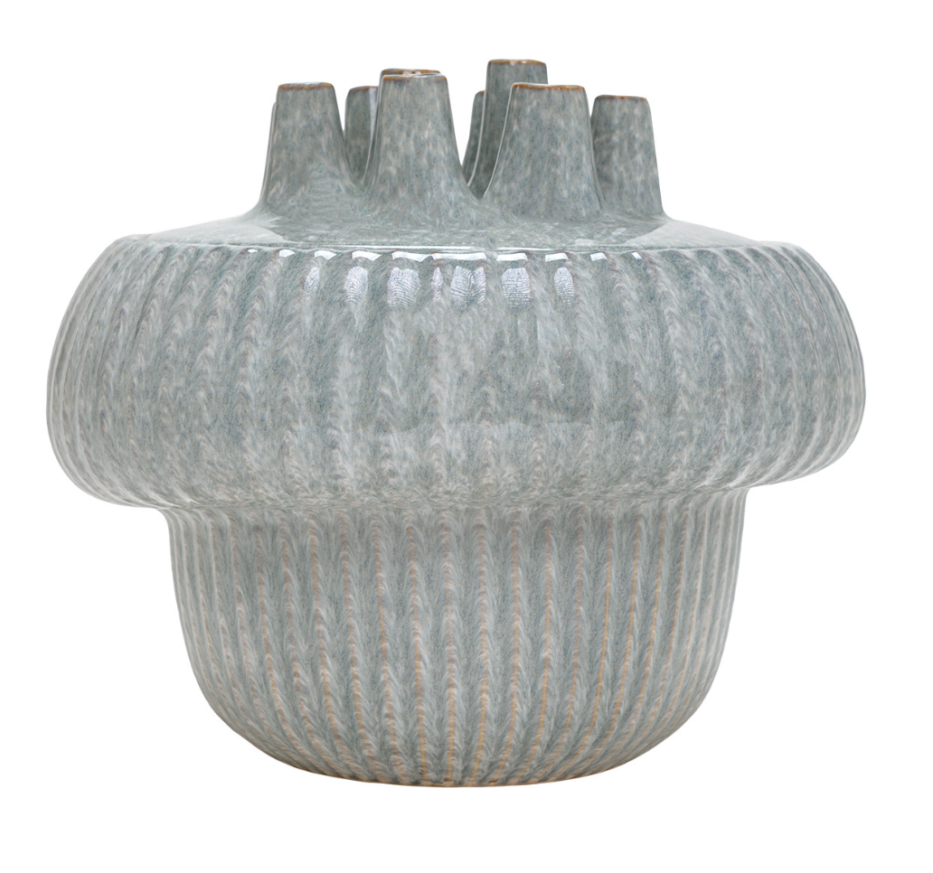 Freslo Lidded Vase 14x14x12"h