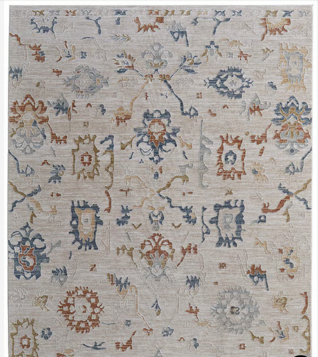 Pasha Ivory Multi 2'x3'