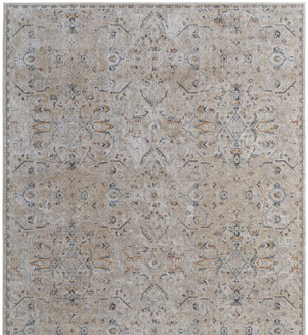 Pasha Beige/Blue #4 2'x3'