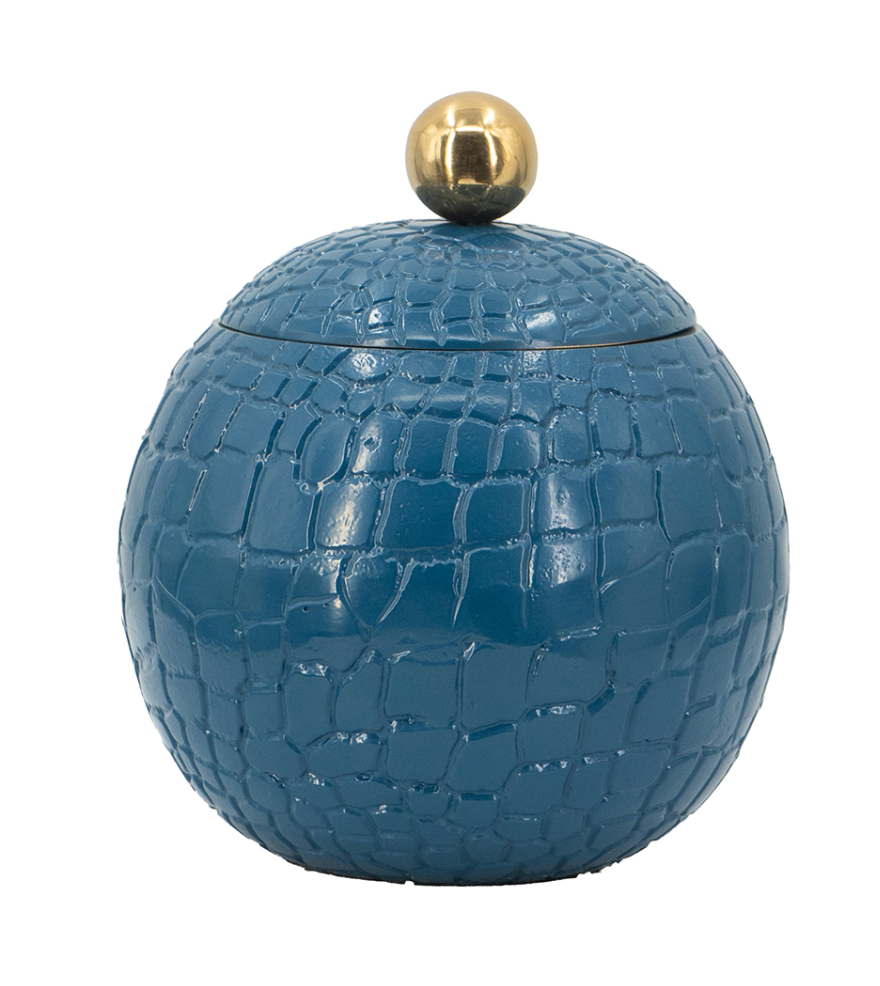 Crocodile Texture Pot 8x9"h