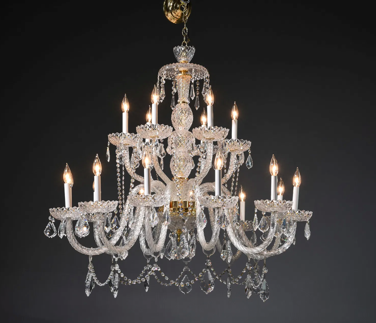 Neoclassical Spanish Chand 43"dx43"h