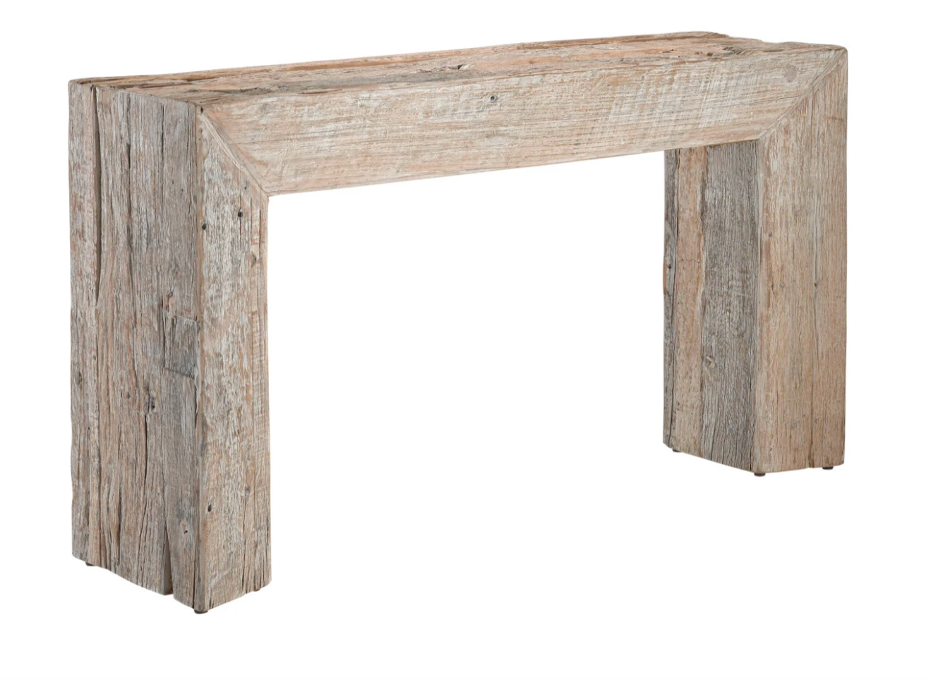 Kanor Whitewash Console Table 60x16x33"h