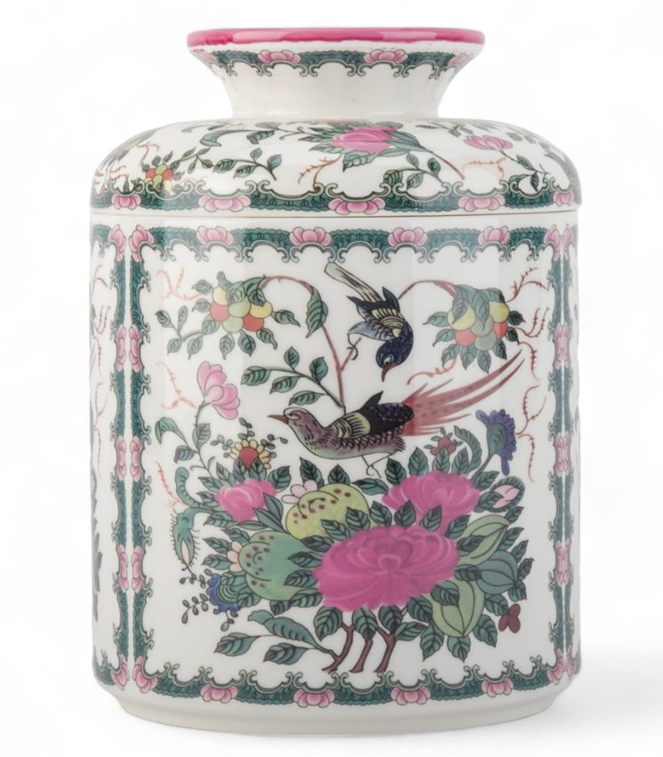 Rose Canton Tissue Box 7"h
