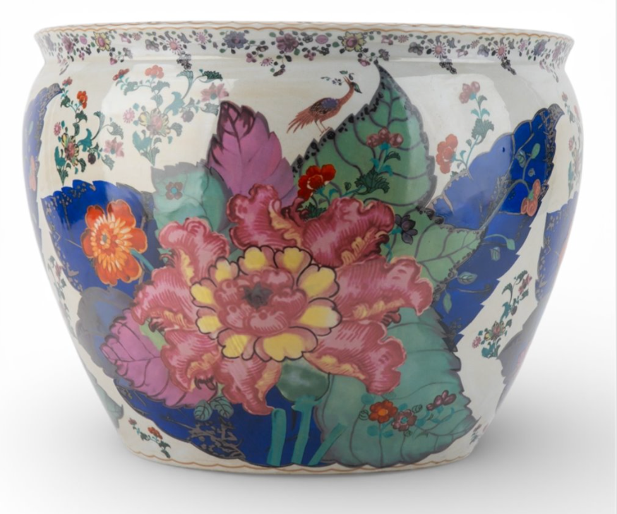 Tobacco Leaf Fishbowl17.5x17.5x11.5"h