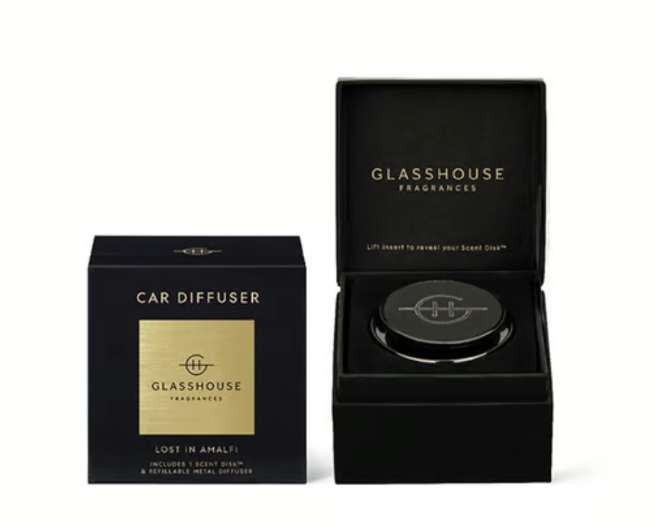 Black Car Diffuser Kit w/ 1 scent disc