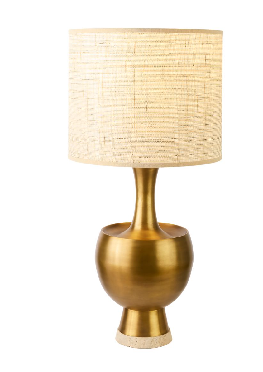 Brass Vessel Table Lamp
