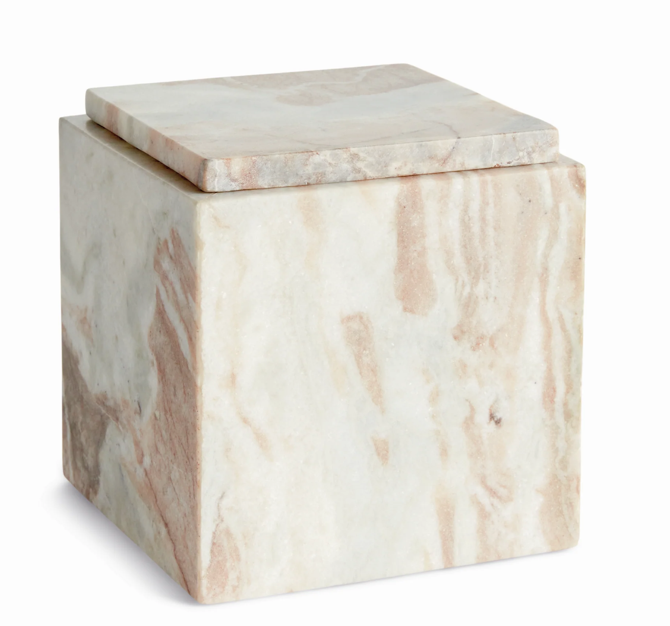 Jaqueline Marble Box Tall 6x6x6.25"h