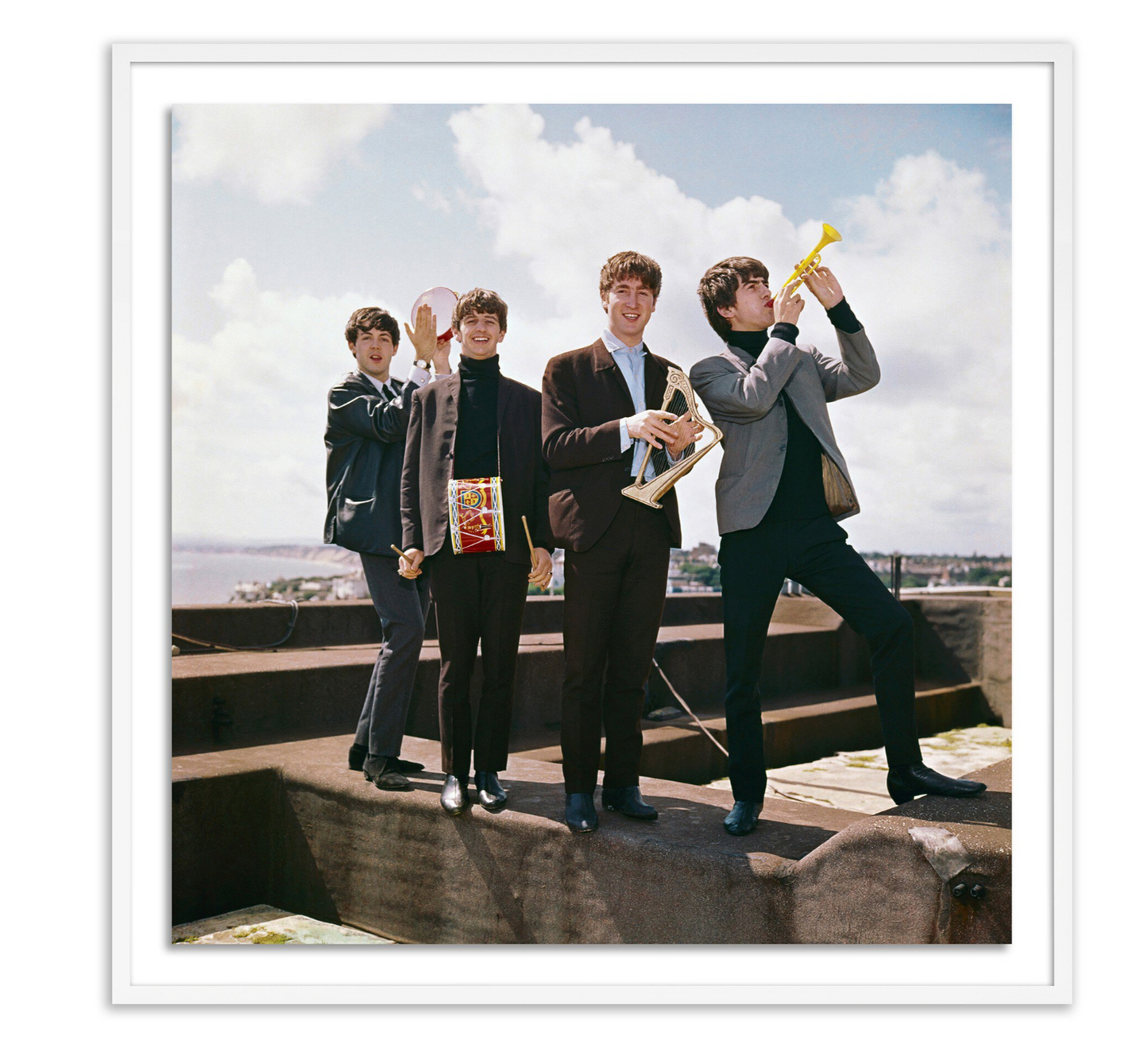 Beatles Portrait by Getty Images 40x40"