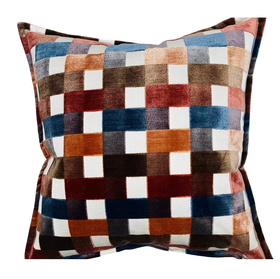 Tic Tac Toe Rose Pillow 24x24"