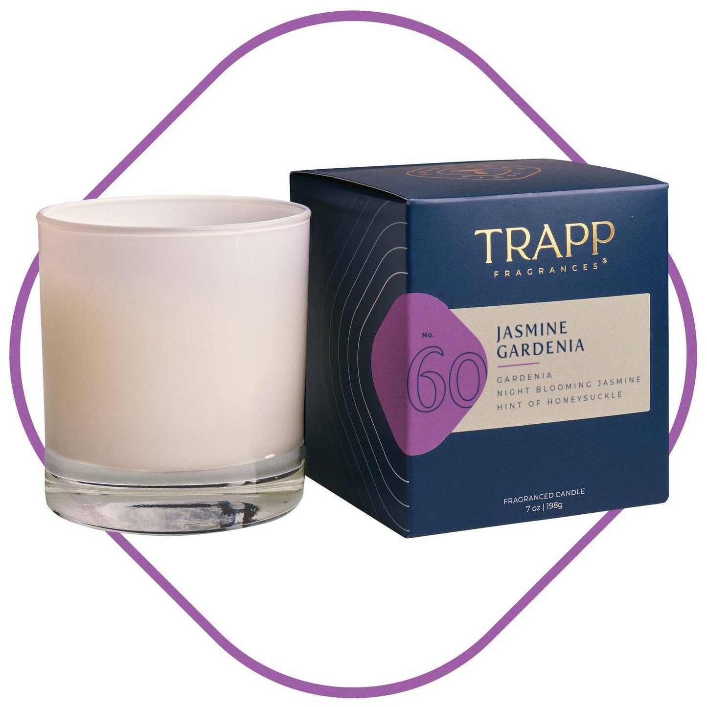 No. 60 Jasmine Gardenia 7 oz. Candle in Signature Box