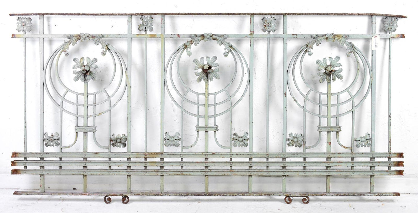 Painted Iron Railing 84x41h