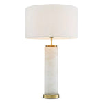 Alabaster Lxry Lamp 30"h