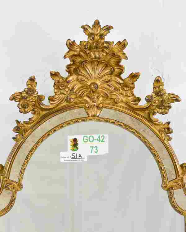 French Gilt Mirror 25x46h