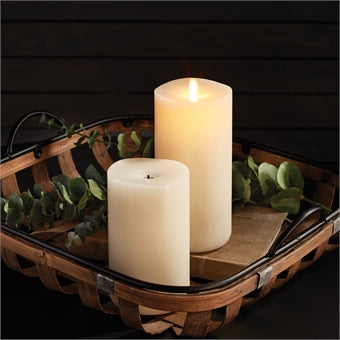 Lightli Wick To Flame Pillar 4x7