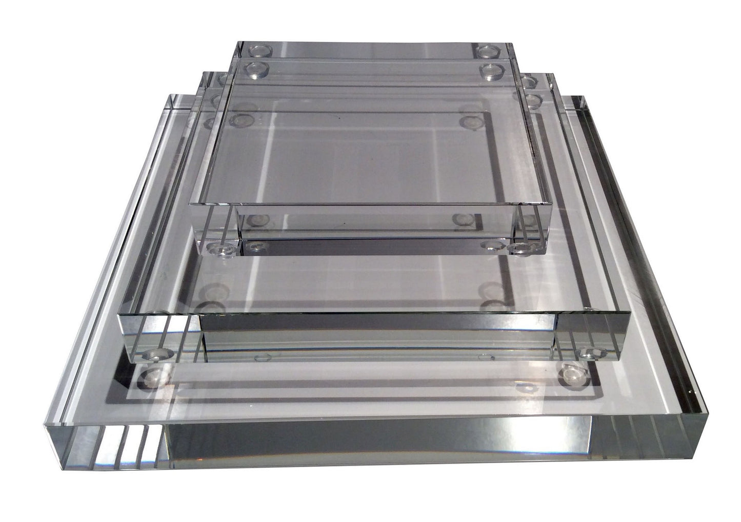 7" Square Crystal Base