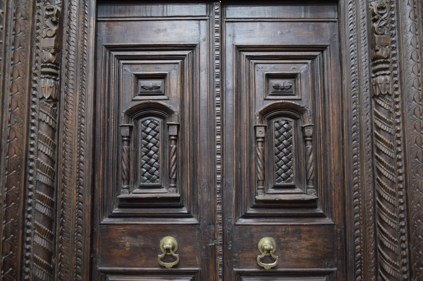 Giant Teak Doors 67x10x116h