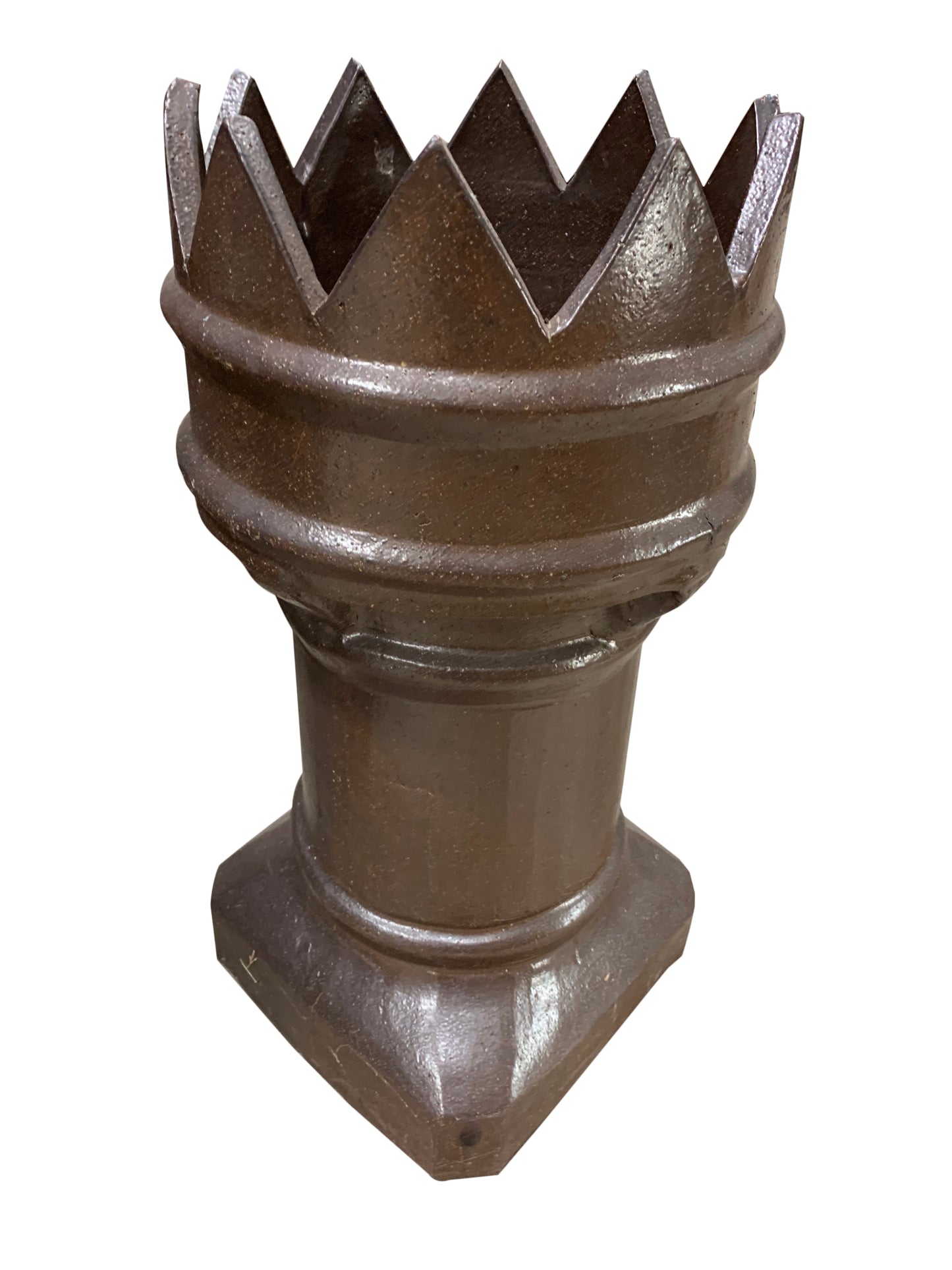 Salt Glazed Rook Chimney Pot 14dia28h