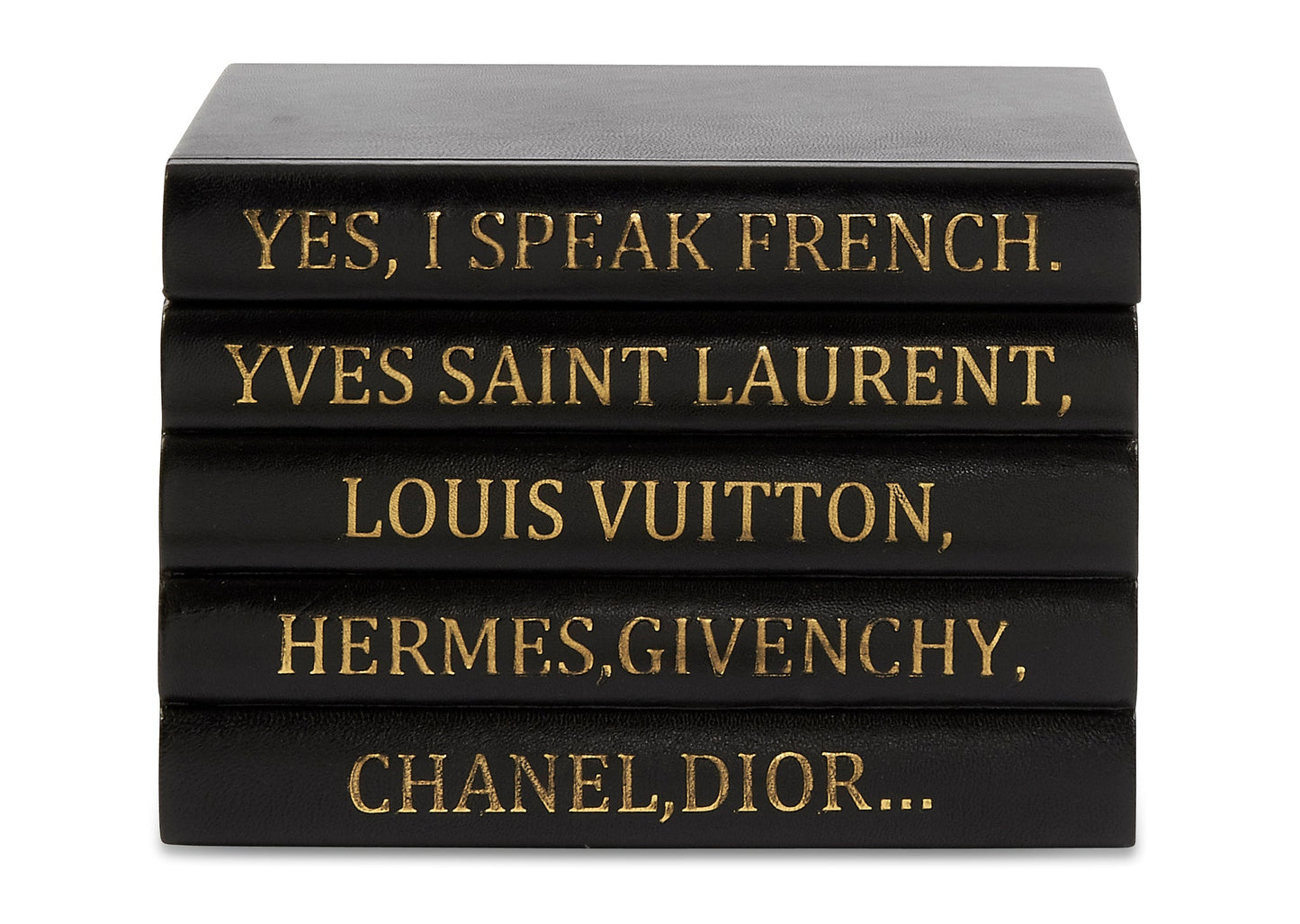 Black Leather Box-French