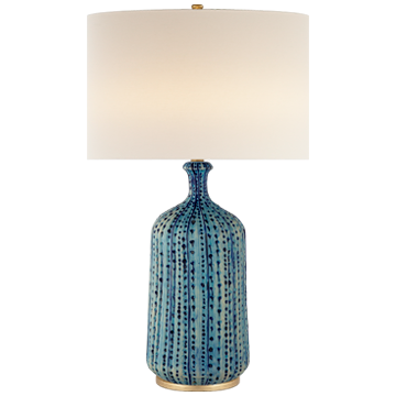 Culloden Table Lamp Aqua 32.5"H