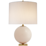Blush Glass Lamp 25.5"h