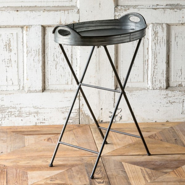 Oval Serving Table 24x16x30h