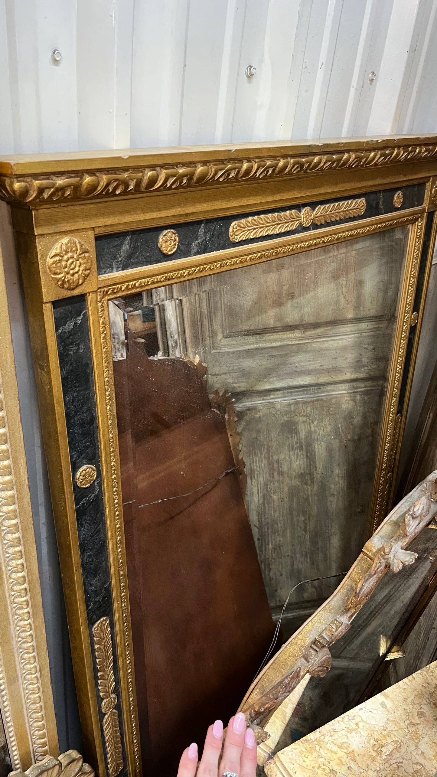 Neo Marbled Mirror 40x59h