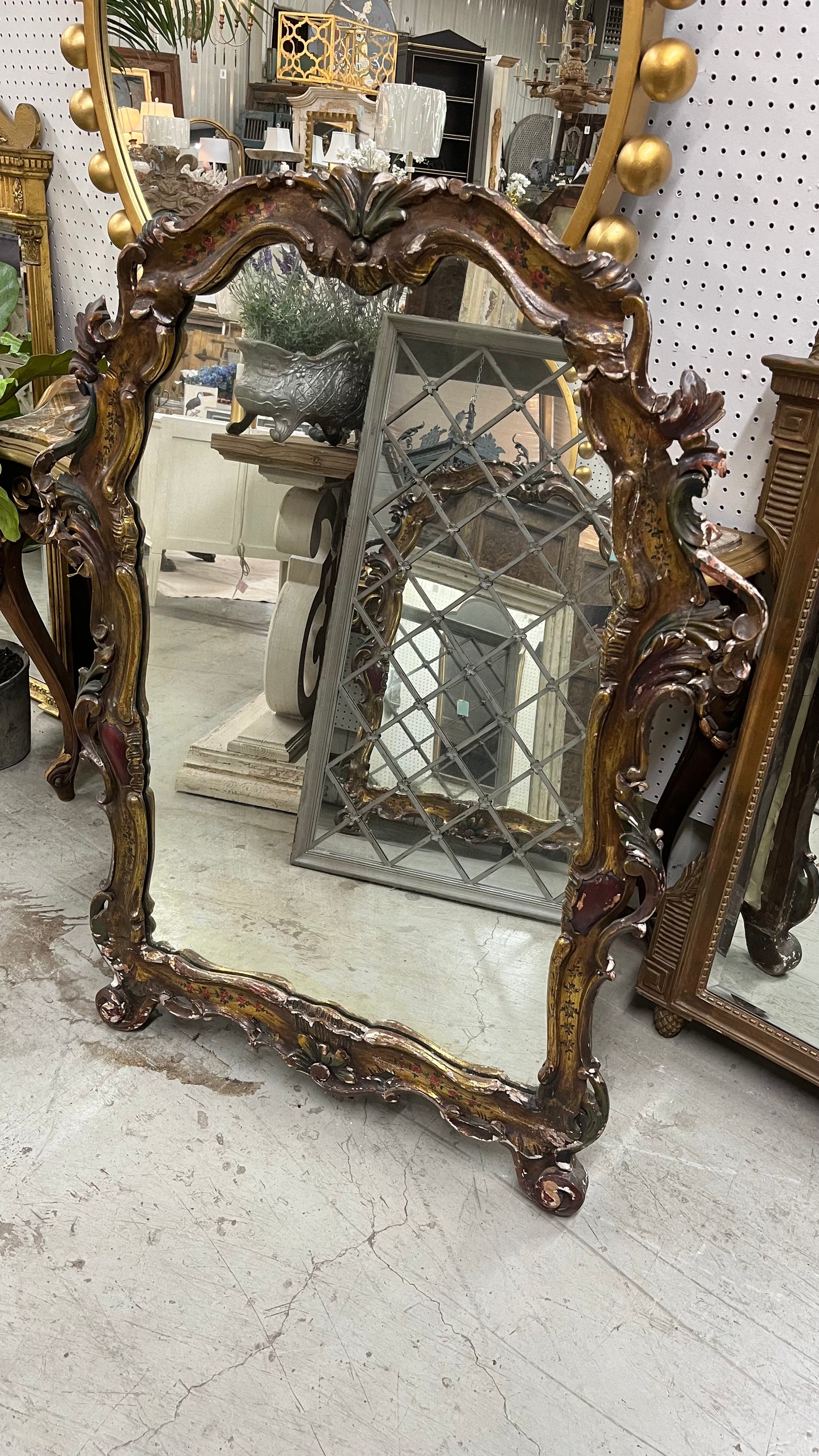 Ital. Rose Mirror 38x50h